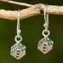 NOVICA .925 Sterling Silver Casino Theme Good Luck Dangle Earrings Lucky Dice