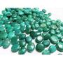 Kanta Incorporation Approx 60 Ct / 12 Pcs Natural Oval Cut Colombian Loose Green Emerald Gemstones Lot for Jewelry Making