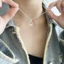 Your Always Charm Mountain Necklace,Snowy Mountain Necklace for Women,Nature Jewelry Gift for Skiers, Hikers, Campers, Climbers and Nature Lovers