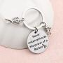 FUSTMW Barber Keychain Hair Stylist Gift Hairdresser Gift Barber Jewelry Hairdresser Gifts Beautician Graduation Gifts Never Underestimate The Power of Barber