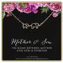 A Charmed Impression Mother and Son Necklace • Gift for Mom from Son • The Bond Between Mother & Son is Forever • Mother and Child Elephant Jewelry • 14k Gold Filled Necklace A Charmed Impression Mother and Son Necklace • Gift for Mom from Son • The Bond Between Mother & Son is Forever • Mother and Child Elephant Jewelry • 14k Gold Filled Necklace