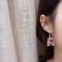 TATHIA Women Funny Candy Cherry Goldfish Water Bag Shape Dangle Hook Earrings Female Charm Jewelry