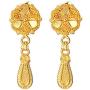 Efulgenz Indian Style Bollywood Fashion Wedding Bridal Choker Collar Necklace Dangle Drop Earrings Jewelry Set