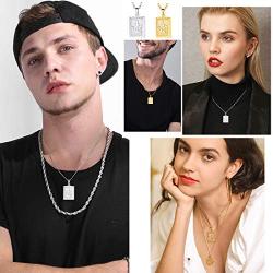 U7 Men Women Platinum / 18K Gold Plated Allah Pendant with 22 inch Link Chain Necklace