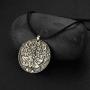 Chengxun Moon Goddess Lotus Flower Evil Eye Amulet Charm Necklace Talisman Wiccan Jewelry