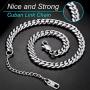 ChainsPro Resizable Anklet Chain for Women Men, Figaro/Wheat/Twist Rope/Cuban Foot Bracelet-Strong with Good Clasp-18K Gold Plated(Send Gift Box)