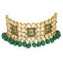 Aheli Indian Traditional Choker Necklace Earring Bollywood Wedding Fashion Jewelry for Women