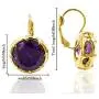 Leverback Drop Earrings Multicolor Cubic Zirconia Dangles Crystal Earrings Fashion Jewelry for Women Girls