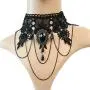 IBBM I WILL BE YOUR BEST MEMORY Black Choker Lace Necklace with Bracelet and Earrings Set - Punk Party Gothic Vintage Accessories for Women
