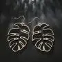 JOYID Monstera Leaf Dangle Earrings Bohemia Palm Leaves Drop Earrings Jewelry for Women Girls JOYID Monstera Leaf Dangle Earrings Bohemia Palm Leaves Drop Earrings Jewelry for Women Girls
