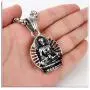 Xusamss Titanium Steel Buddha Religious Pendant Necklace,22inches Link Chain Xusamss Titanium Steel Buddha Religious Pendant Necklace,22inches Link Chain