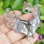Cosplay jewelry Gothic Winged Bat Vampire Dracula Horror Halloween Wicca Wiccan Magic Witch Fantasy fairy tale Shiny Polished Silver Pewter Metal Wrist Bracelet Bangle Cuff Boys Girls Men Women Unisex