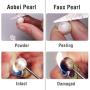 Single Cultured Freshwater Pearl Bracelet Handmade Leather Pearl Jewelry for Women Girls 7