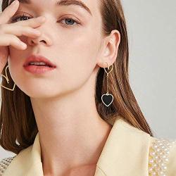 Jertom 14K Gold Plated Stud Earrings, Star Drop Dangle Earrings, Fashion Jewelry for Women Girls …