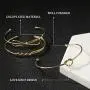 Jugalstar 14K Gold Plated Bangles Bracelets Cuff Stainless Steel Gild Jewelry for Women Fashion Girls Sister Birthday Mothers Day Gifts Jugalstar 14K Gold Plated Bangles Bracelets Cuff Stainless Steel Gild Jewelry for Women Fashion Girls Sister Birthday Mothers Day Gifts