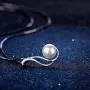 OneSight Freshwater Pearl Twist Pendant Necklace Jewelry 925 Sterling Silver Gift for Women