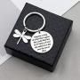 G-Ahora Outlander Themed Gifts Sing Me A Song Lyrics Dragonfly Bracelet Keychain Skye Boat Song Claire Jamie Fraser Lover Gift for Outlander Fans