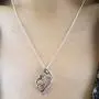 Dazzlingrock Collection 0.15 Carat (ctw) Round Diamond Mothers Day Special Mom Child Ladies Pendant, Sterling Silver