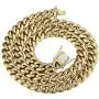 PY BLING 14k Gold Plated Mens Heavy Miami Cuban Link Chain Choker with Lab Diamond Clasp Stainless Steel Hip Hop Thick 8mm-16mm Necklace or Bracelet PY BLING 14k Gold Plated Mens Heavy Miami Cuban Link Chain Choker with Lab Diamond Clasp Stainless Steel Hip Hop Thick 8mm-16mm Necklace or Bracelet
