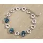 Leafael Ocean Bubble Womens Link Bracelet Made with Premium Crystals Costume Fashion Jewelry, 7''+2'', Silver Tone or 18K Rose Gold Plated, Gifts for Women Leafael Ocean Bubble Womens Link Bracelet Made with Premium Crystals Costume Fashion Jewelry, 7''+2'', Silver Tone or 18K Rose Gold Plated, Gifts for Women