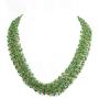 Zephyrr Fashion Hand Made Golden Multi Strand Beaded Necklace for Women