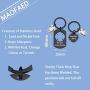 MAOFAED Firefighter Gift Firemans Wife Gift First Responder Gift Firefighter Husband and Wife Set Be Safe Come Home Keep Him Safe Maltese His & Hers Keychain Set