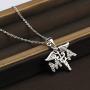 CENWA MA Medical Assistant Gift MA Caduceus Angel Necklace Medical Graduation Gift MA Student Gift