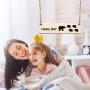 Zuo Bao Sweet Mama Bear Bar Necklace Mother Necklace Mama Bear Jewelry for New Mom