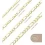 Jewelry Atelier Gold Chain Necklace Collection - 14K Solid Yellow Gold Filled Figaro Chain Necklaces for Women and Men with Different Sizes (2.8mm, 3.7mm, 4.7mm, 5.6mm) Jewelry Atelier Gold Chain Necklace Collection - 14K Solid Yellow Gold Filled Figaro Chain Necklaces for Women and Men with Different Sizes (2.8mm, 3.7mm, 4.7mm, 5.6mm)
