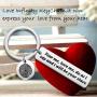 TIIMG Inspired Gift Fear Me Love Me Do As I Say and I Will Be Your Slave Keychain Gift for Boyfriend Husband Girlfriend