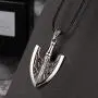 Funfeel JoJo Stand Arrow Requiem Arrow Pendant Necklace (Requiem Arrow Stainless Steel)