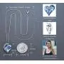 Leafael Infinity Love Heart Jewelry Set Bundle with Light Sapphire Blue Birthstone Crystal for March & December, Gifts for Women, Necklace & Earrings , Silver-tone Leafael Infinity Love Heart Jewelry Set Bundle with Light Sapphire Blue Birthstone Crystal for March & December, Gifts for Women, Necklace & Earrings , Silver-tone