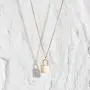 VACRONA Dainty Gold Lock Initial Necklace 18K Gold Plated Initial Padlock Layered Lock Necklace Personalized Monogram Old English Engraved Alphabet Symbol Custom Letter Necklace VACRONA Dainty Gold Lock Initial Necklace 18K Gold Plated Initial Padlock Layered Lock Necklace Personalized Monogram Old English Engraved Alphabet Symbol Custom Letter Necklace