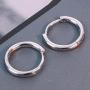 Small Silver Hoop Earring for Women/Men 925 Sterling Silver Hypoallergenic Dainty Thin Cartilage Earring Round Circle Earrings