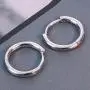Small Silver Hoop Earring for Women/Men 925 Sterling Silver Hypoallergenic Dainty Thin Cartilage Earring Round Circle Earrings