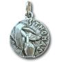 Sterling Silver Doubting Thomas Medal - St Thomas The Apostle Medal - Antique Replica