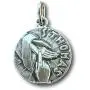 Sterling Silver Doubting Thomas Medal - St Thomas The Apostle Medal - Antique Replica