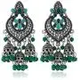 ASHMITA Bohemian earrings unique alloy tassel bells earrings exotic porcelain beads fashion earrings for women ASHMITA Bohemian earrings unique alloy tassel bells earrings exotic porcelain beads fashion earrings for women