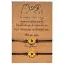 JEVI Sunflower Boho Bracelet Friendship Jewelry for Women Girl Friend Handmade Distance Bracelets for 2 JEVI Sunflower Boho Bracelet Friendship Jewelry for Women Girl Friend Handmade Distance Bracelets for 2
