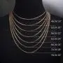 Florideco 3 Pcs 4MM Gold Plated Stainless Steel Chain for Men Women Figaro Twist Link Chain Curb Chain Necklace Set 18-30 Inchs Florideco 3 Pcs 4MM Gold Plated Stainless Steel Chain for Men Women Figaro Twist Link Chain Curb Chain Necklace Set 18-30 Inchs