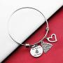 Funny Pizza Bracelet You Have a Pizza My Heart Pizza Food Lover Jewelry Pizza Gift for Wife Girlfriend（have pizza heart BR）