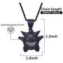 LKV Hip Hop Elf Pokemon Zircon Iced Out CZ Stone Gold Gengar Pendant Necklace