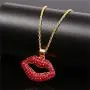 Enamel Evil Eye Heart Rhinestone Lip Dangle Earring Necklace Heart-Shaped Drop Earrings Glitter Dangling Earring Red Hoop Earring Shiny Jewelry Set for Women Girls Enamel Evil Eye Heart Rhinestone Lip Dangle Earring Necklace Heart-Shaped Drop Earrings Glitter Dangling Earring Red Hoop Earring Shiny Jewelry Set for Women Girls
