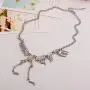 Dinosaur Skeleton Tyrannosaurus Necklace Pendant Animal Short Choker for Women Children Gift