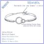 BEKECH The Best Moms Get Promoted to Grandma Interlocking Circles Bracelet Gift for Grandmother Nana Yaya Grammy Nonna