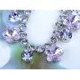 Alilang Womens Swarovski Crystal Purple Hibiscus Flower Drop Earring Necklace Statement Jewelry Set Alilang Womens Swarovski Crystal Purple Hibiscus Flower Drop Earring Necklace Statement Jewelry Set