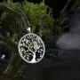 925 Sterling Silver Owl Tree of Life Pendant Necklace with 18 Inch Chain