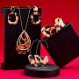 Hicarer Acrylic Leopard Jewelry Set for Women Girls Statement Boho Resin Earrings Necklace Bracelet