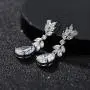 SWEETV Marquise Wedding Earrings for Brides, Bridesmaids, Teardrop Crystal Cubic Zirconia Bridal Drop Earrings for Women Prom SWEETV Marquise Wedding Earrings for Brides, Bridesmaids, Teardrop Crystal Cubic Zirconia Bridal Drop Earrings for Women Prom