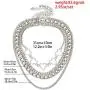 Simple Hearts Necklace Lolita Choker Chain for Girls Women Layered Cuban Chunky Chain Necklace Chic Style Wedding Dress Jewelry (Silver 1) Simple Hearts Necklace Lolita Choker Chain for Girls Women Layered Cuban Chunky Chain Necklace Chic Style Wedding Dress Jewelry (Silver 1)